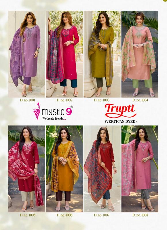 Mystic9 trupti vol 1 straight kurtis wholesale